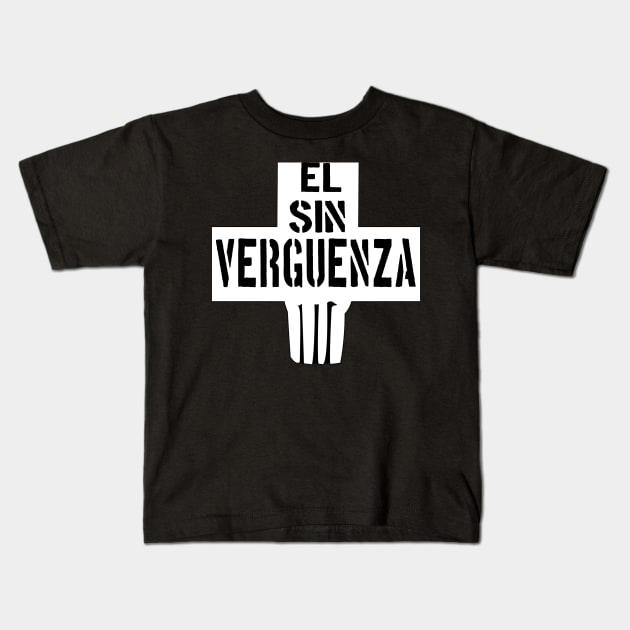 El Sin Verguenza Kids T-Shirt by Luchapocalypse